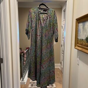 Venus Floral Multicolor Women's Dress (bw)